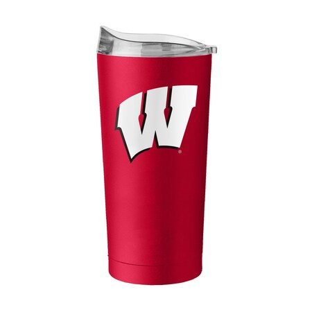 Logo Brands Wisconsin 20oz Flipside Powder Coat Tumbler 244-S20PT-34
